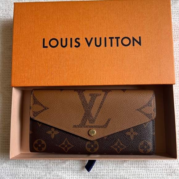 Louis Vuitton Reverse Monogram Wallet "Sarah"